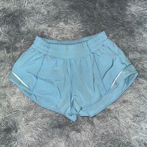 Icing Blue Lululemon Hotty-Hot Shorts